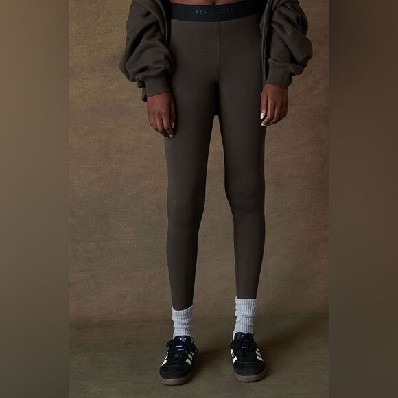 Fear Of God Essentials Leggings Dark Gray ( Iron ) Size Small MSRP: $ 88.00 - Picture 1 of 7